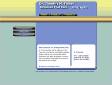 Tablet Screenshot of betterfootcare.com